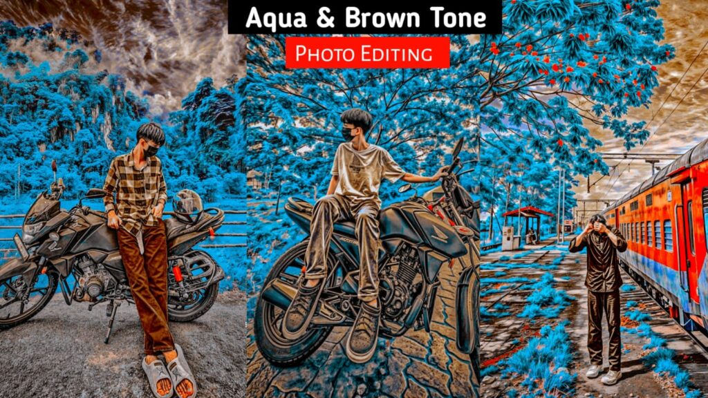 Aqua and Brown Lightroom Presets