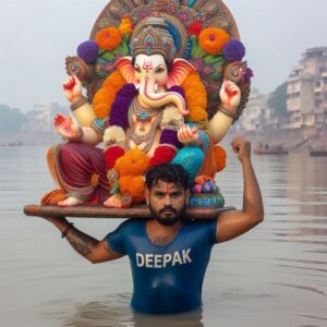 Ganesh Chaturthi Visarjan Photo Editing 