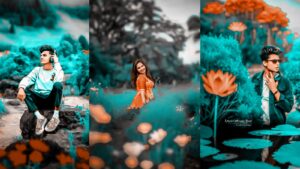 Dark Blue and Orange Lightroom Preset Photo Editing