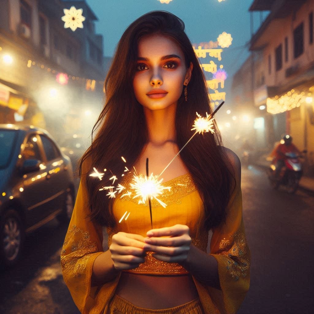 Diwali AI Photo Editing Prompts 2024 Bing Image Creator